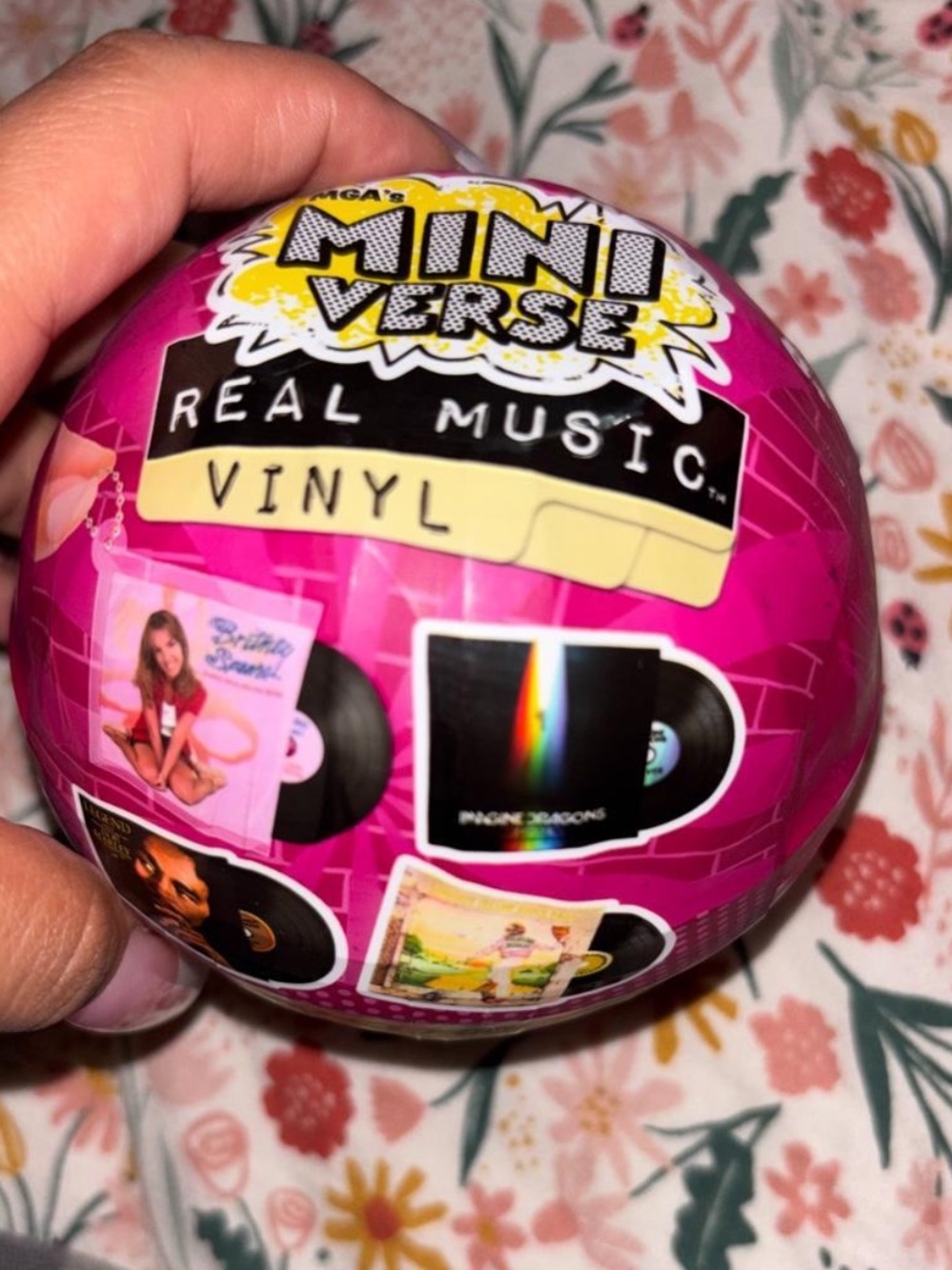 Mini Verse Real Music Vinyl Surprise Ball - Pink